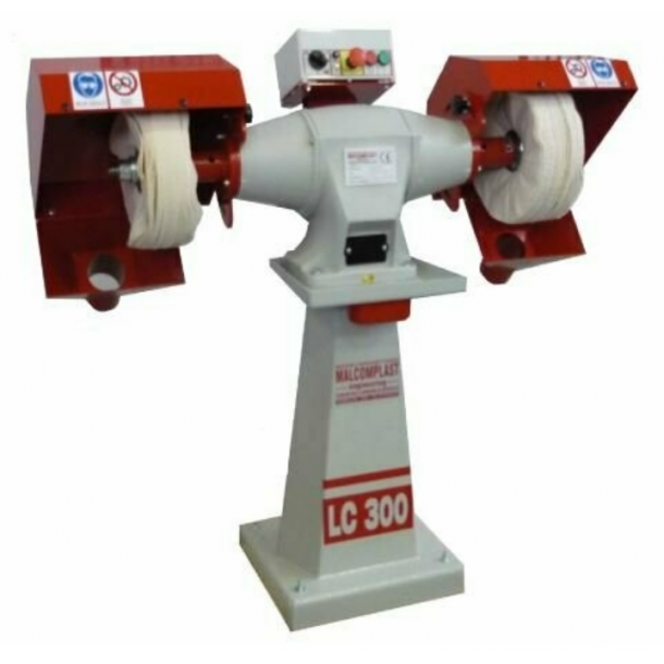 Poleringsmaskine model LC 300 komplet med piedestal