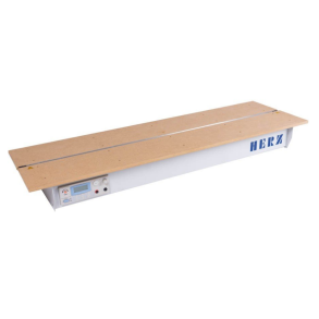 1250 mm. Varmebord med varmetrd type Herz  TGG125