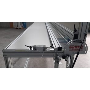 Push rod along the entire pneumatically operated table (bend 180 ) for TP plus