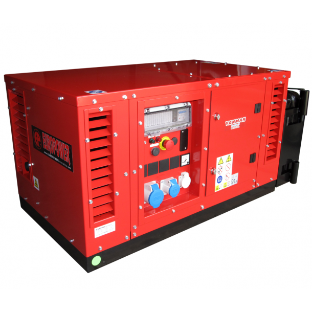 5 kVA - EPS5500DE - Single-phase Air-cooled diesel generator with extra noise - Diesel generators 230V air-cooled - Holm & Holm A/S