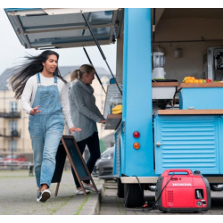 Generator, Honda, EU22i 230V - 2,2 kVA - 12V - 8,3A - Tomgangsautomatik - Stjsvag - Inverter