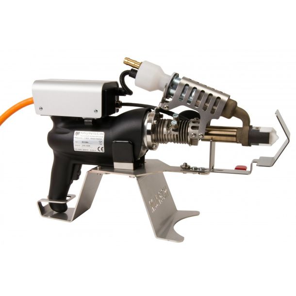 Ekstruder, Munsch  MEK25B, 230V.  (2,5kg/h)  med 360 drejehoved,  Til ekstern luftforsyning. (Ex. Powerbox) SN:___________