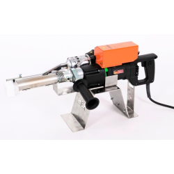 Ekstruder, HSK40 RSX .  med egen luftforsyning. Vgt 8,5 kg. Output PE 4 kg/h