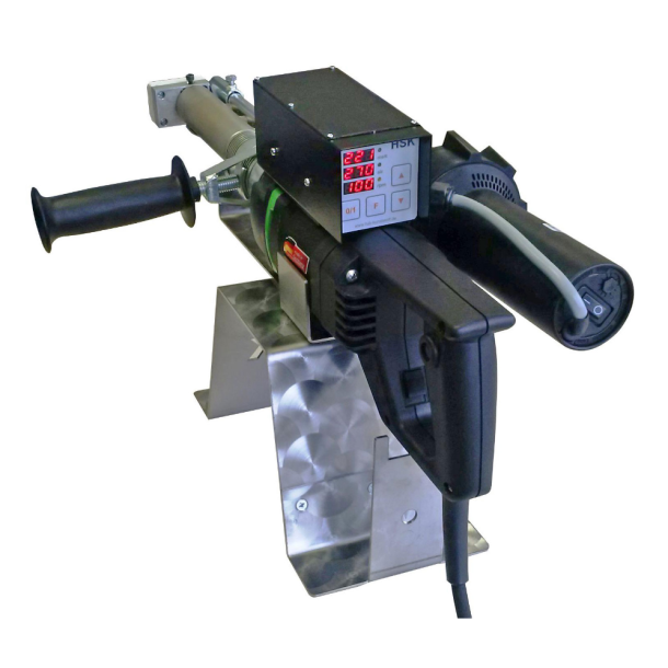 Ekstruder, HSK22 RSX DATA, 230V. med egen luftforsyning. Vgt 8,5 kg. Output PE 2,3 kg/h