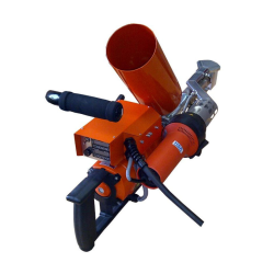 Ekstruder, HSK60.1 DEG , granulatekstruder 400V med egen luftforsyning. Vgt 14,1 kg. Output PE 6 kg/h