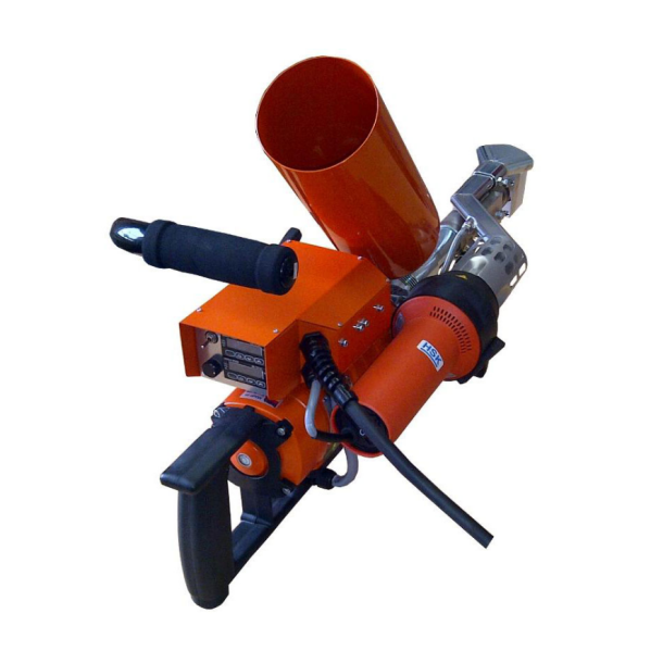 Ekstruder, HSK60.1 DEG , granulatekstruder 400V med egen luftforsyning. Vgt 14,1 kg. Output PE 6 kg/h