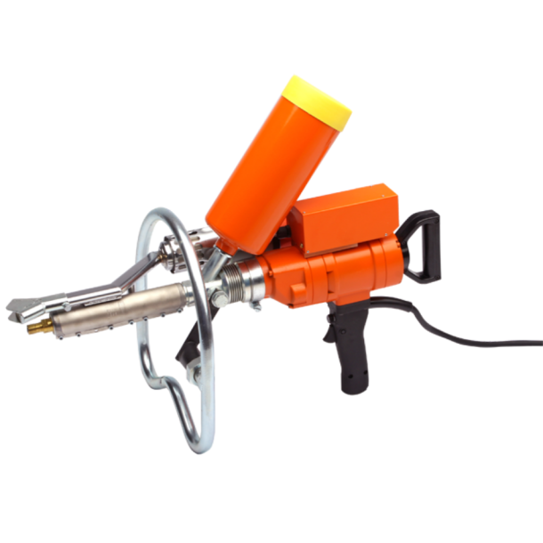 Ekstruder, HSK60 GSX  , granulatekstruder 400V med egen luftforsyning. Vgt 13,8 kg. Output PE 6 kg/h