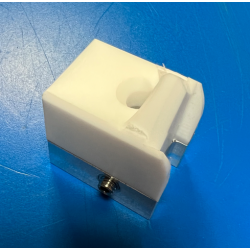 42.0114K40M - Svejsesko Munsch, Indvendig hjrne / kantsm plade 20mm.- A ml 14 mm.- Lngde 40 mm. - Med holder