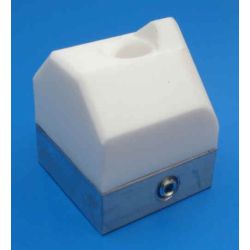 43.0118K-40-40-M Welding shoes, Plate 25mm.Internal corner, A-dimension 18mm. With holder
