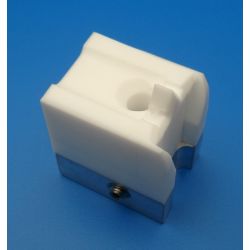 42.0120V40M - Svejsesko Munsch, plade 20 mm. V-Fuge, - Lngde 40 mm. inkl. alu-holder .