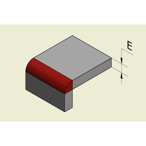 43.0110E-40-40-M - Svejsesko Munsch, Plade10 mm. - Udv. hjrne - Lngde 40 mm. -Medholder