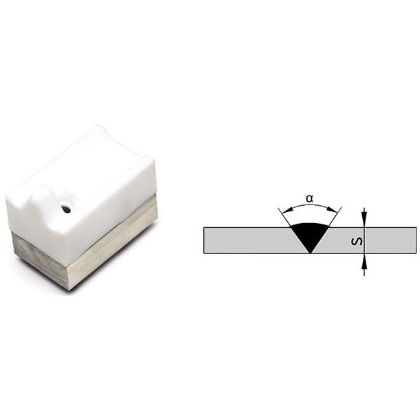 Svejsesko til pl. 40 mm. V - sm svejsning  For Wegener Exweld  beta og gamma ekstrudere.