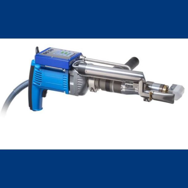 EXWELD alpha4 EC PVC Extrusion Welder with external air supply. Output