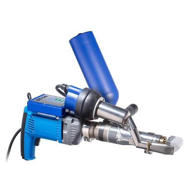 EXWELD alpha4 SC P  Wegener granulatekstruder med egen luftforsyning. Output 3 kg/h (PE / PP).    Leveres med 1 stk. svejsesko efter Deres valg.