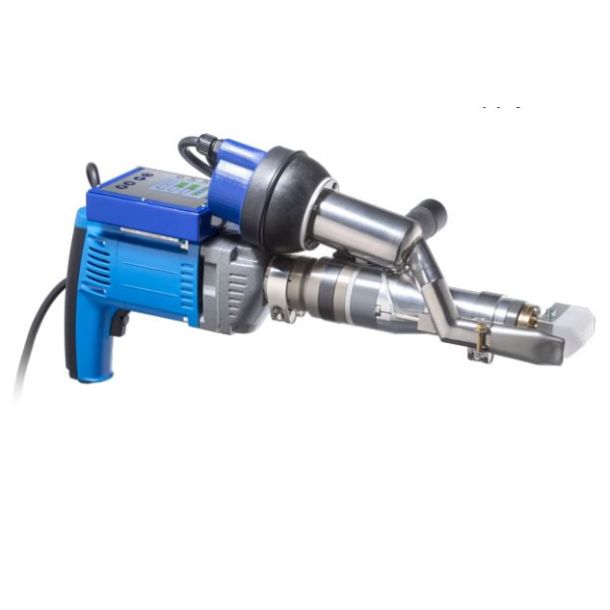 EXWELD alpha4 SC  Wegener ekstruder med egen luftforsyning. Output 2,6 kg/h (PE)   Svejsetrd PE / PP 3,4,5 mm.  Leveres med 1 stk. svejsesko efter Deres valg.  SN:_______