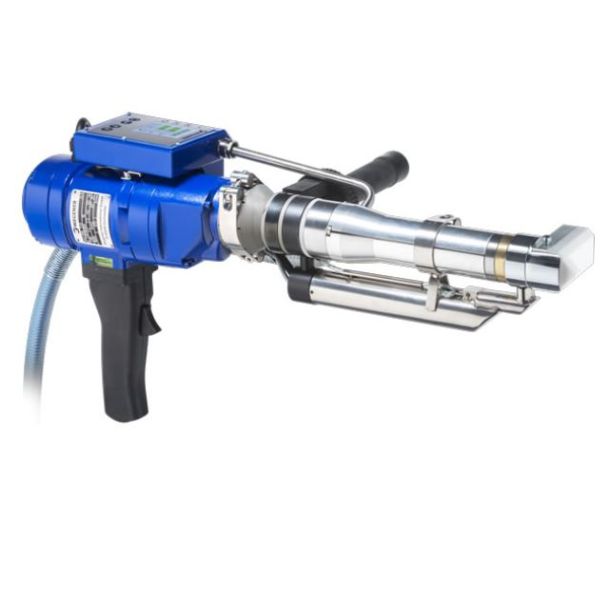 EXWELD beta4 EC Twisty. Wegener ekstruder til ekstern luftforsyning. Output 4,6 kg/h (PE) Svejsetrd PE / PP 3,4,5 mm. Leveres med 1 stk. svejsesko efter Deres valg.