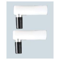 Adapter s�t H�rner (vinkel)  FF rund 4,0 mm (Maskine) til 4,7 mm (Fitting)