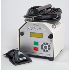 Elmuffesvejser, HST 300 Monofuse B (Fusamatic), Inkl. Scanner, Adaptor 4 til 4,7 og alukasse. Svejsning trykrr op til  1200mm. SN:_