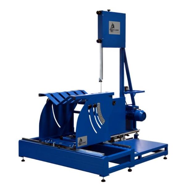 BSM 630 R-W  Bndsav 400V  50/60 Hz  til frontal savning af en radius cut til plastrr  200 - 630 mm. (op til 400 mm for radius skret 45 ) radius 100 - 800 mm. Radiale snit i en vinkel p 0-45 , lateral forskydning er mulig.