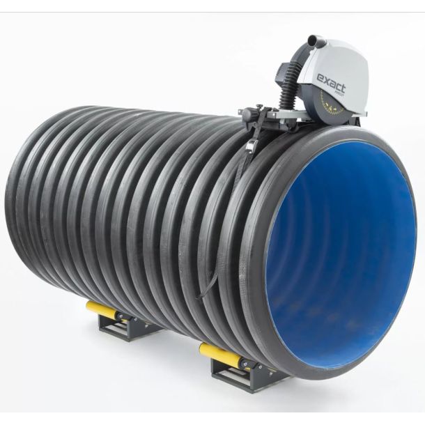 Exact Pipecut P1000 for large diameter plastic pipes incl rollers