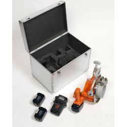 Michann 110 Pipe Cutter 110 inklusiv aluminiumskuffert,  2 genopladelige batterier og lader. (ex. stativ)  SN:_________