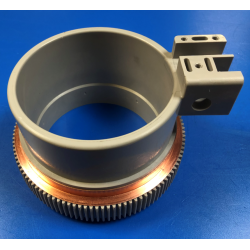 Tandkrans med broncelejer til Michann pipecutter  (slid-del).