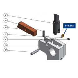 Hrner platte for rotationsskraber (gr 1+2+3-KVR-21)
