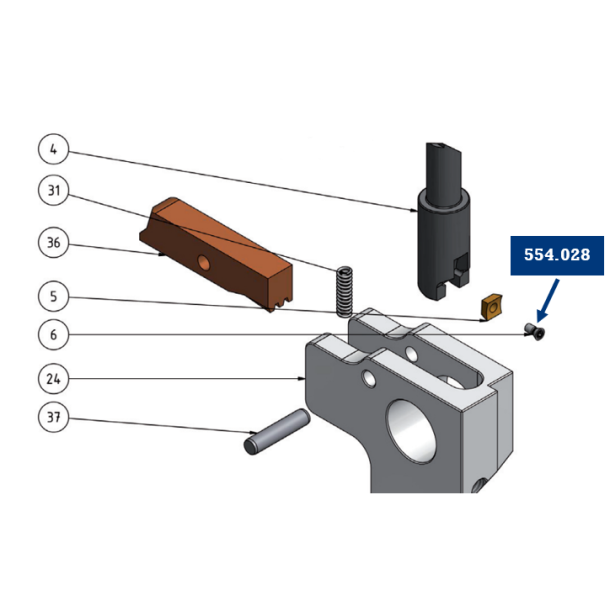  Hrner insert screw (KVR-22)