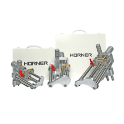 Rotationsskraber 110-500 mm, Hrner, Fjederkompenseret, Vendbare skr.  Leveres i metal kuffert. SN:_________