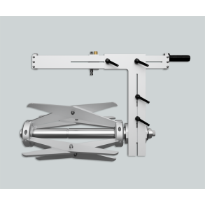 Rotary scraper, Omisa SCR800 from 450 to 800 mm. Spring-compensated and reversible inserts. 