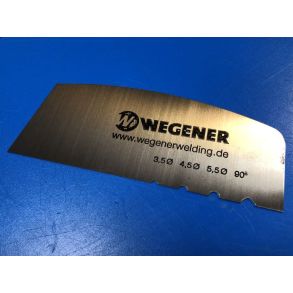 Skrabeklinge til skrabning af plast