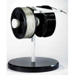 Trdrulleholder, dobbelt, med tilbagelbssikring, kan dreje 360gr