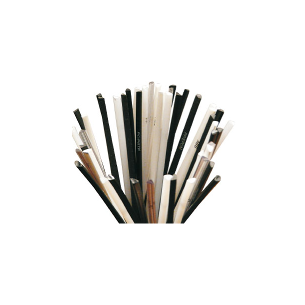 Svejsetrd, PP-80-7, 2 meters lngder - Lysgr RAL 7032. Opfylder krav i henhold til DIN/EN 10204 samt DVS 2211. Pakke a 3 kg