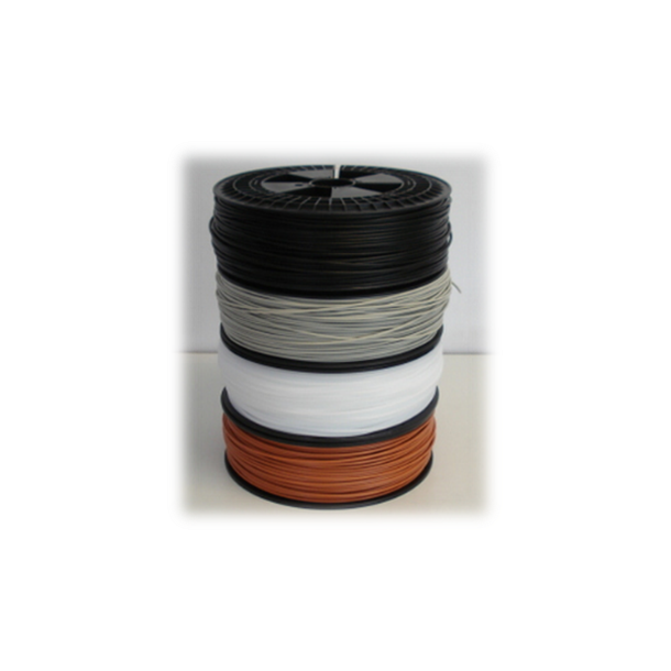 Svejsetrd, PEHD-4, Spoler a ca 3 kg - Hvid RAL 9010. Opfylder krav i henhold til DIN/EN 10204 samt DVS 2211.