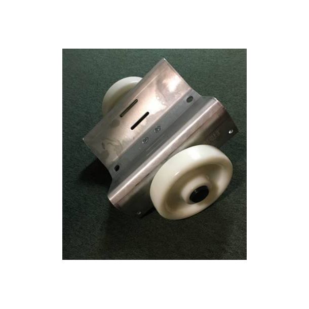 Rrhund HHRH til max  315 mm, udfrt i aluminium med massive hjul og spndestrop