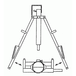 Klemmevrktj 250, Hydraulisk klemmevrktj med hndpumpe.