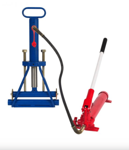 Squeeze tool 63125 mm. Safety stop SDR17 Squeeze off tools for plastic pipes Holm & Holm A/S