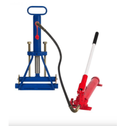 Klemmev�rkt�j �125, med hydraulisk h�ndpumpe, 63-125 mm. SDR 17