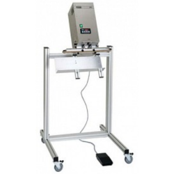 ISG 400 Dobbeltsidet impuls varme. Kabinet i rustfri stl . Digital kontrol. Fodpedal. Svejsning 400 x 3 mm.  230V 500W