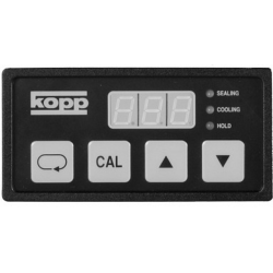 ISG 400 Dobbeltsidet impuls varme. Kabinet i rustfri stl . Digital kontrol. Fodpedal. Svejsning 400 x 3 mm.  230V 500W