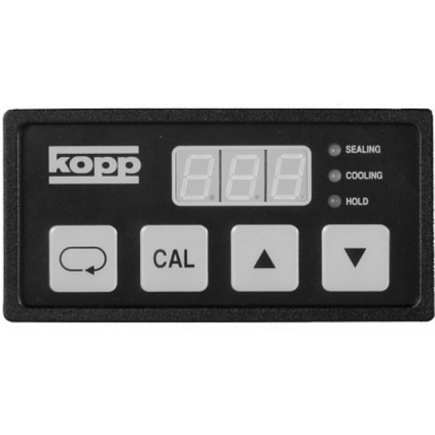 ISG 400 Dobbeltsidet impuls varme. Kabinet i rustfri stl . Digital kontrol. Fodpedal. Svejsning 400 x 3 mm.  230V 500W