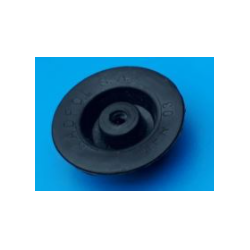 25x38 mm. konisk plug with mounting hole.