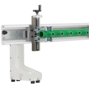 LH pipe support incl. measuring tape