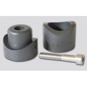 Saddle bush to 20 mm. branch pipe on 40 mm. main pipe.