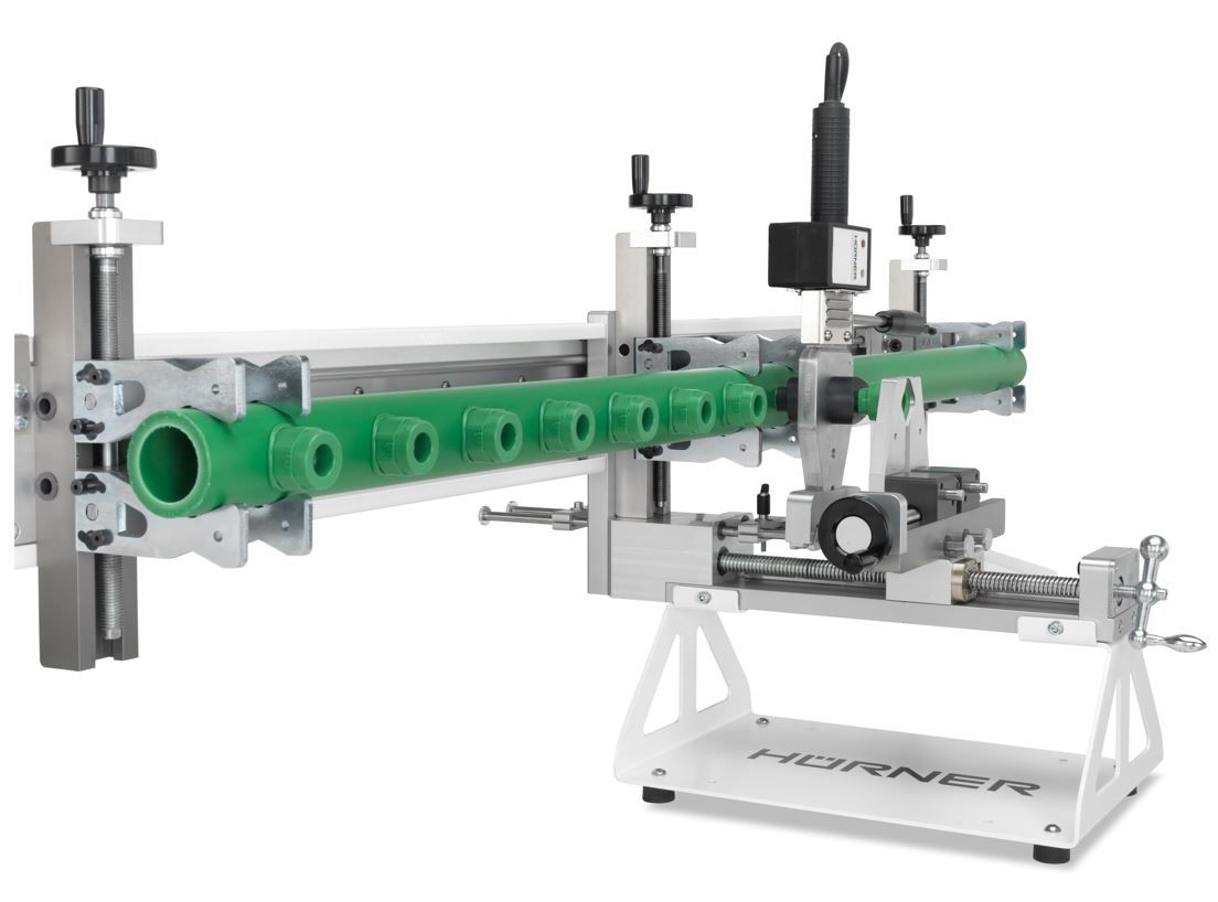 HWT 160 SWS saddle welding machine incl. RH and LH pipe support, and