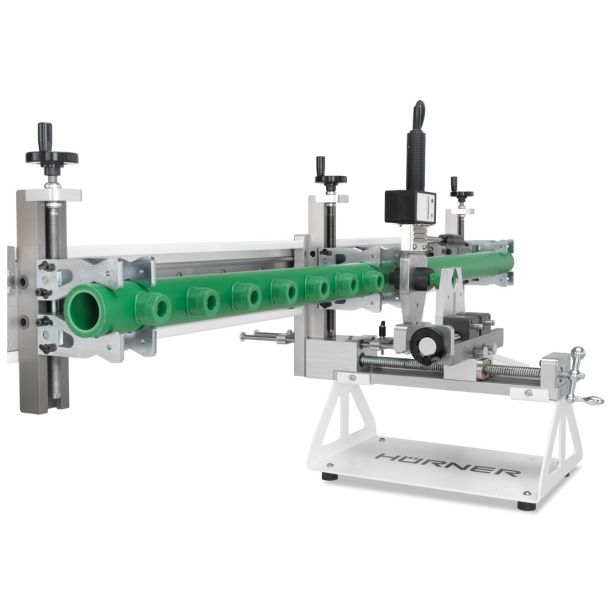 HWT 160 SW-S saddel muffe svejsemaskine inkl. RH og LH rrsttte, mlebnd, og universal aligner.