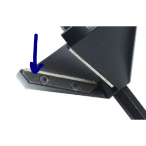 Cutter for Chamfering tool  25-75 mm. and  40-75 mm. (1 insert with 2 screws)