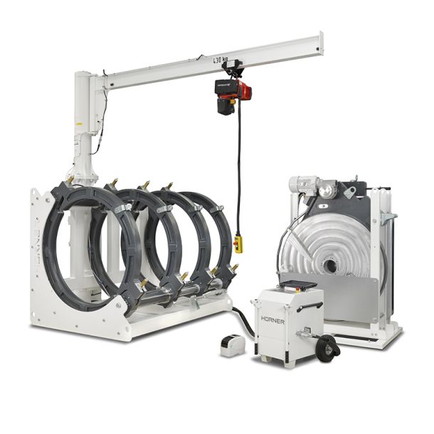 Stuksvejsemaskine, Hrner 1400 mm, CNC eco 2.0 inkl. Hvl, spejl,trykkarakteristik og reduktioner (800, 900, 1000, 1200).  SN:_