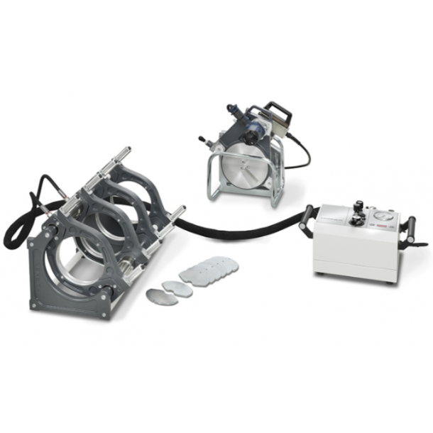 Stuksvejsemaskine, Hrner 200 mm, inkl. Hvl, spejl,trykkarakteristik med reduktioner i stl 63, 75, 90, 110, 125, 140, 160, 180 mm. SN:_