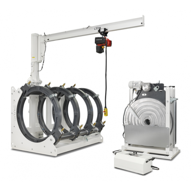 Stuksvejsemaskine, Hrner 1200 mm.  inkl. Hvl, spejl, trykkarakteristik med reduktioner 630, 710, 800, 900, 1000 mm. SN:_